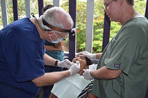 Dr Hardie in Honduras